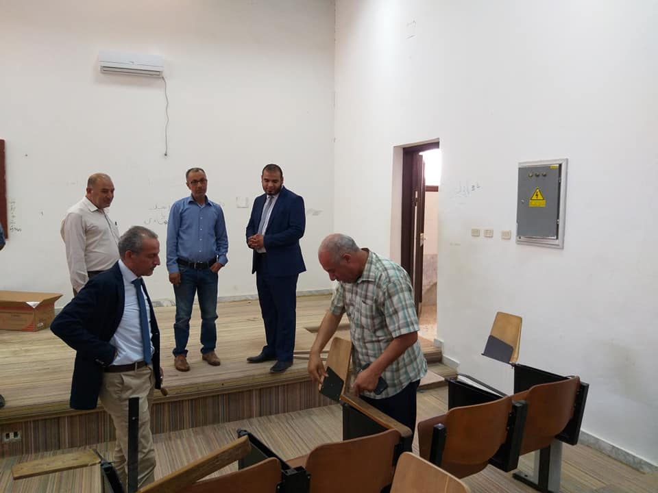 Read more about the article The President of the University makes an inspection visit to the Faculty of Human Resources Zltan in the framework of final preparations for the reception of high school students